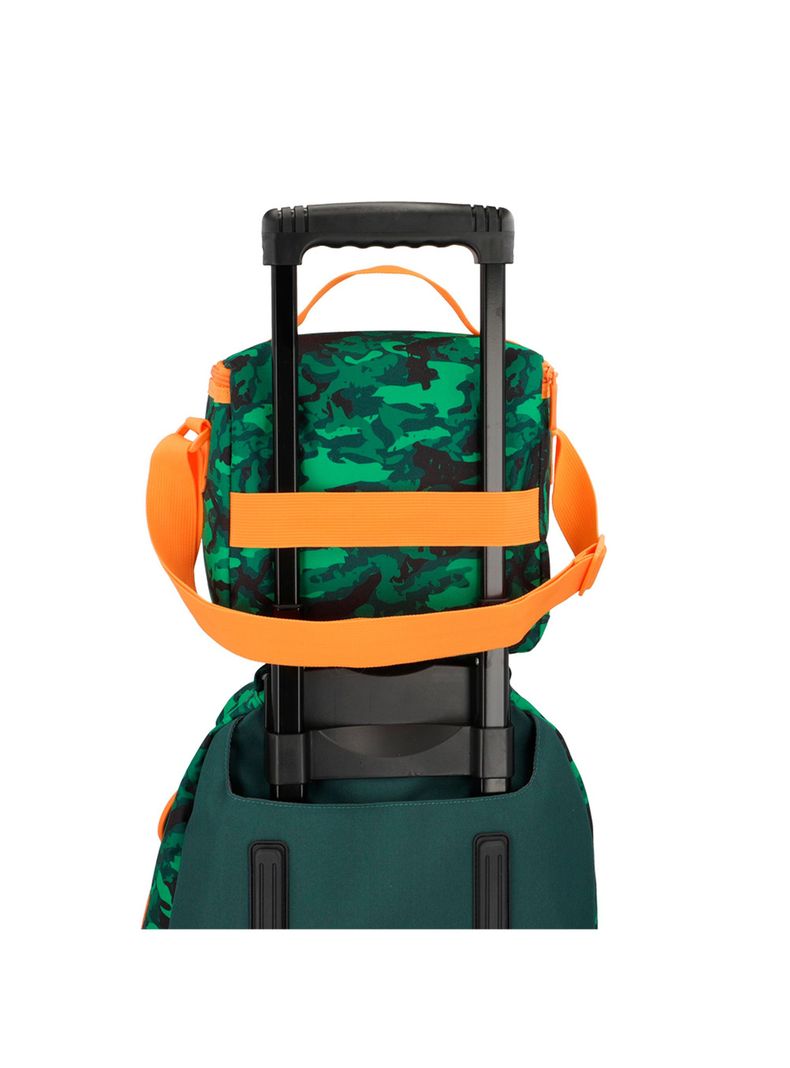 Pack Mochila con ruedas Xtrem Run 5XT Dino Verde-4