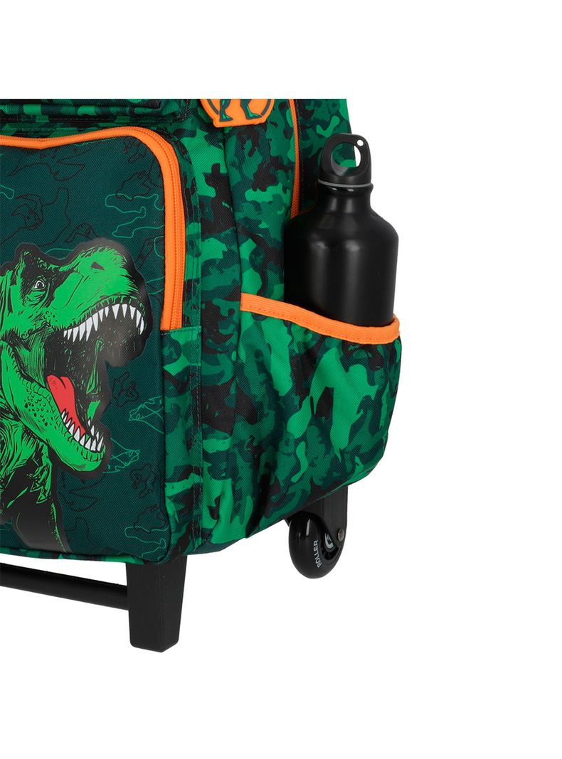 Pack Mochila con ruedas Xtrem Run 5XT Dino Verde-5