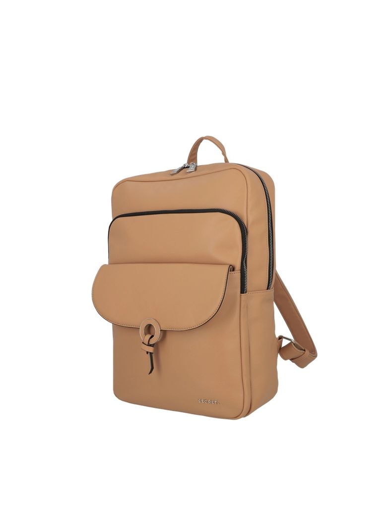 Mochila Notebook Secret Sevilla FW25 Tostado 15"-1
