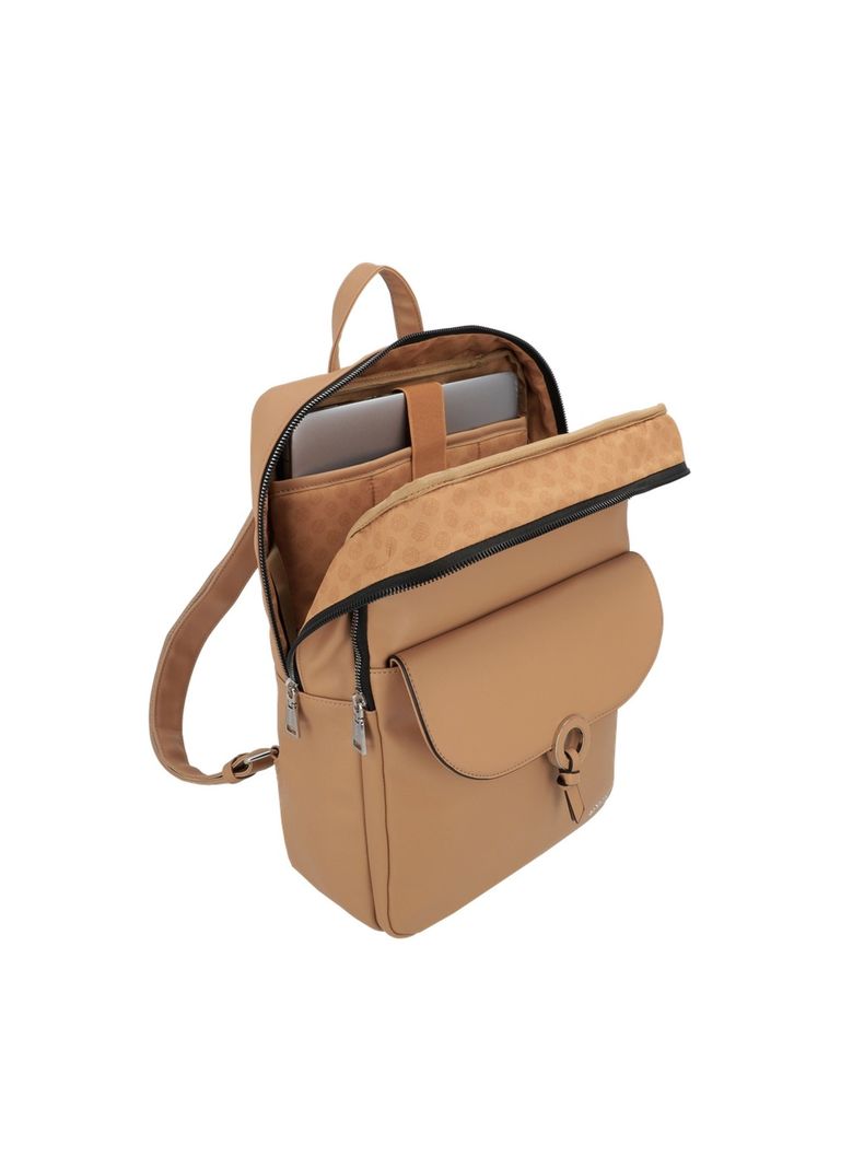 Mochila Notebook Secret Sevilla FW25 Tostado 15"-3