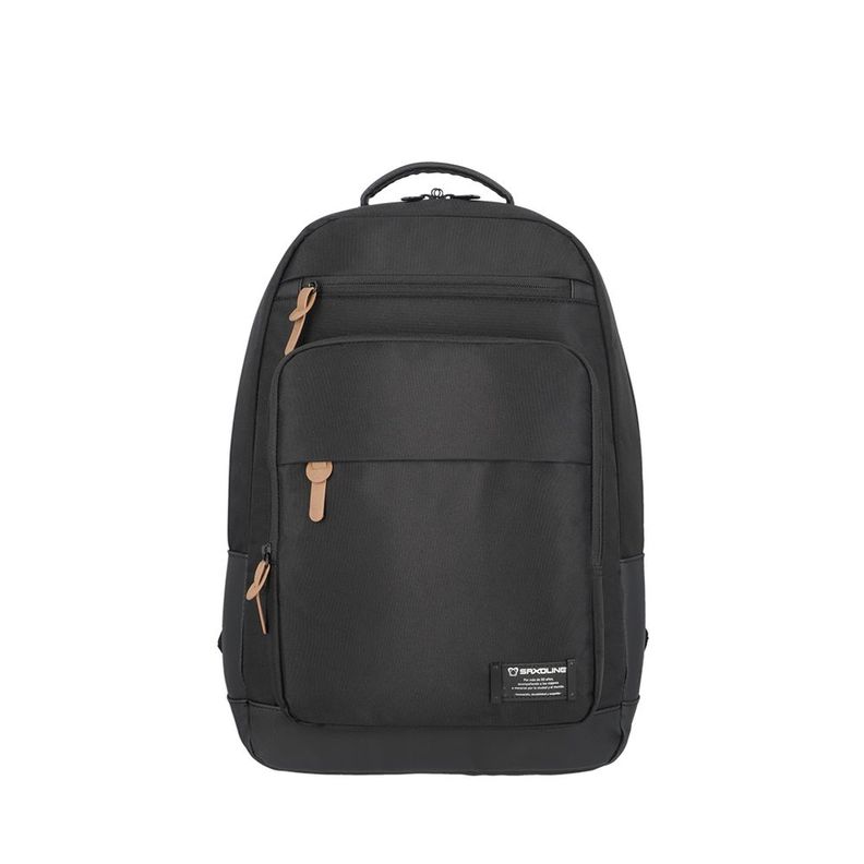 Mochila Notebook Saxoline City Negro 17"-0