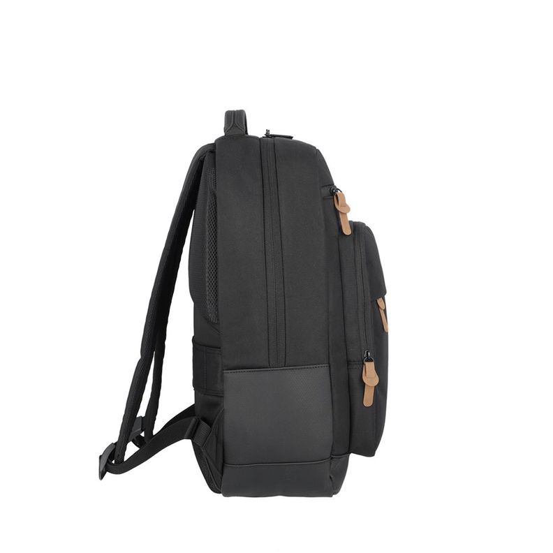 Mochila Notebook Saxoline City Negro 17"-4