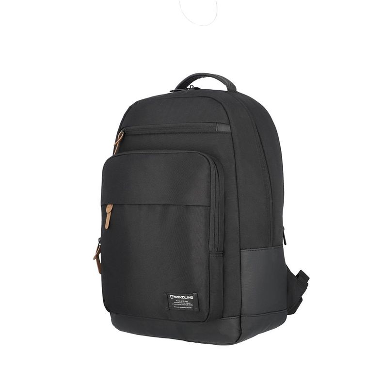 Mochila Notebook Saxoline City Negro 17"-1