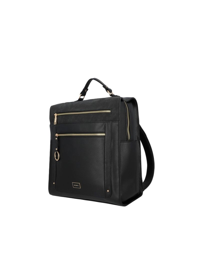 Mochila Secret Lourdes FW25 L Negro-1