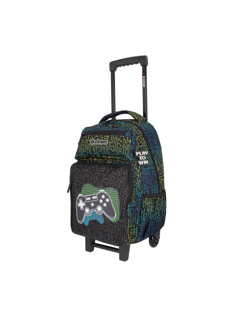 Pack Mochila con ruedas Xtrem Run 5XT Gamer Negro-1