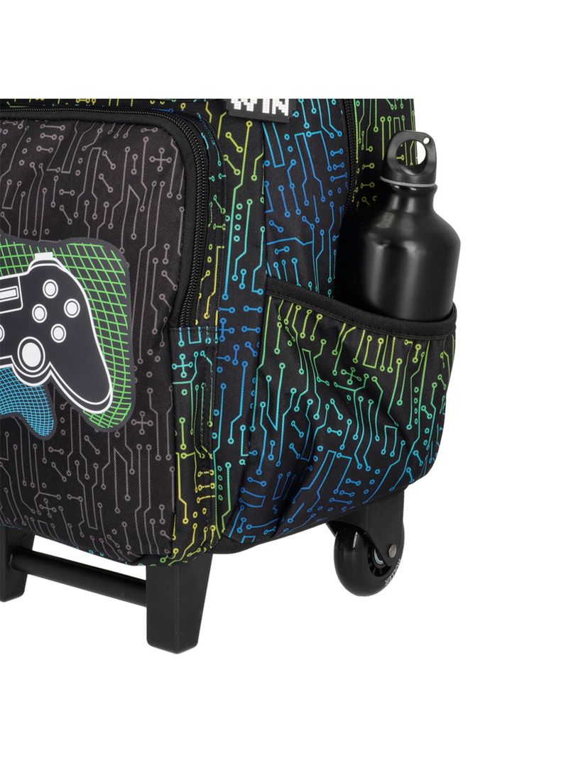 Pack Mochila con ruedas Xtrem Run 5XT Gamer Negro-5