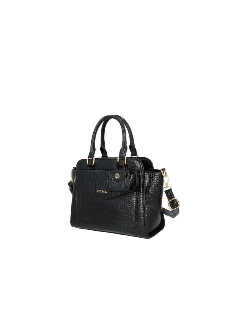 Cartera Tote Secret Bucarest FW25 M Negro-1