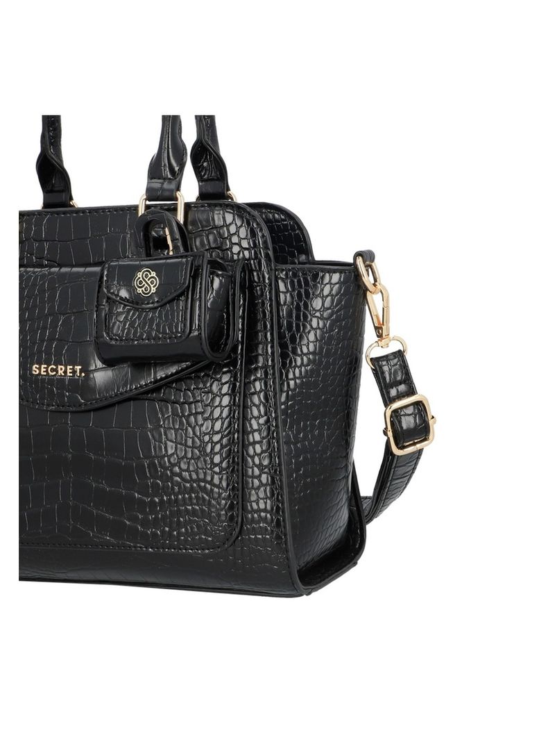 Cartera Tote Secret Bucarest FW25 M Negro-4