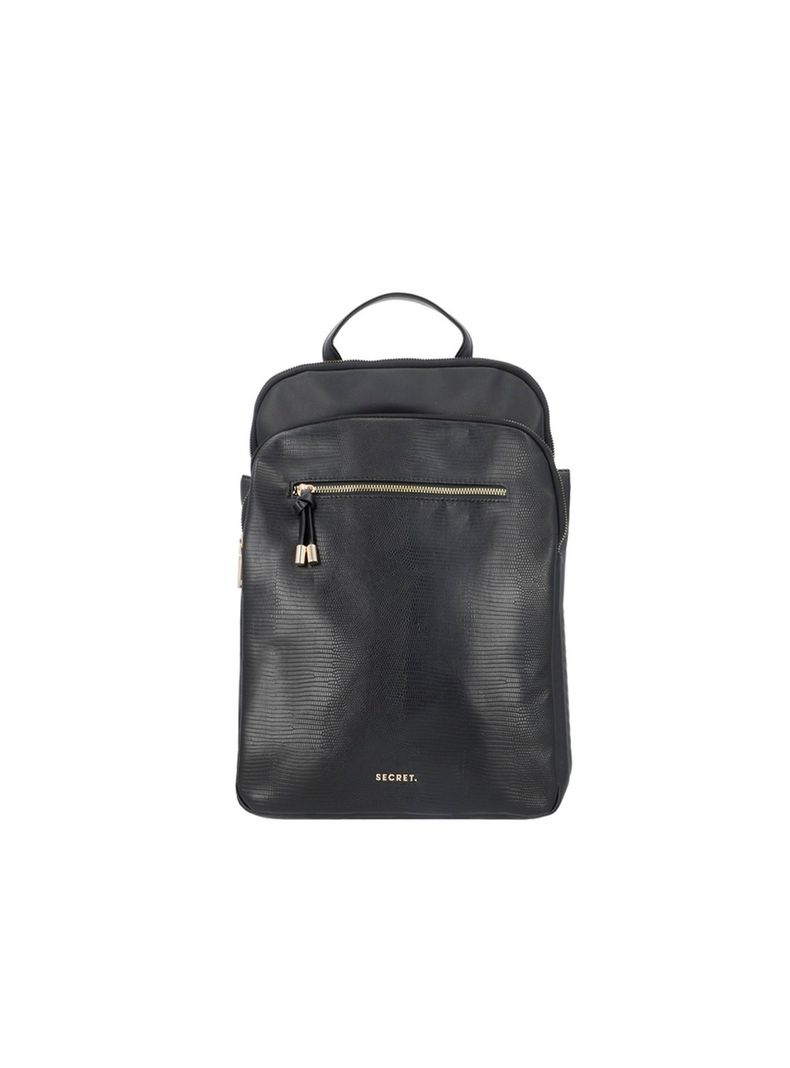 Mochila Notebook Secret Valencia FW25 Negro 14"-0