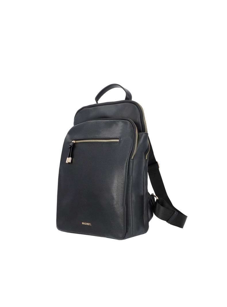 Mochila Notebook Secret Valencia FW25 Negro 14"-1