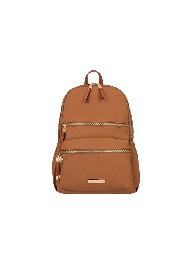 Mochila Notebook Secret Alemania FW25 Café 15"-0