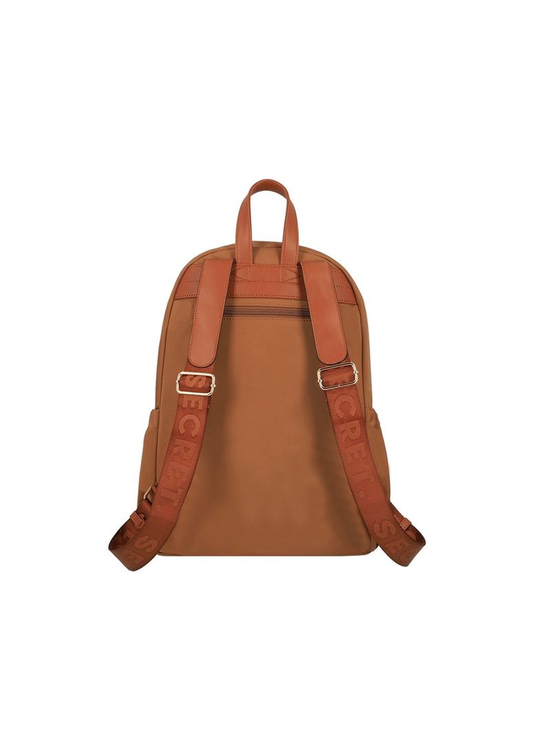 Mochila Notebook Secret Alemania FW25 Café 15"-2