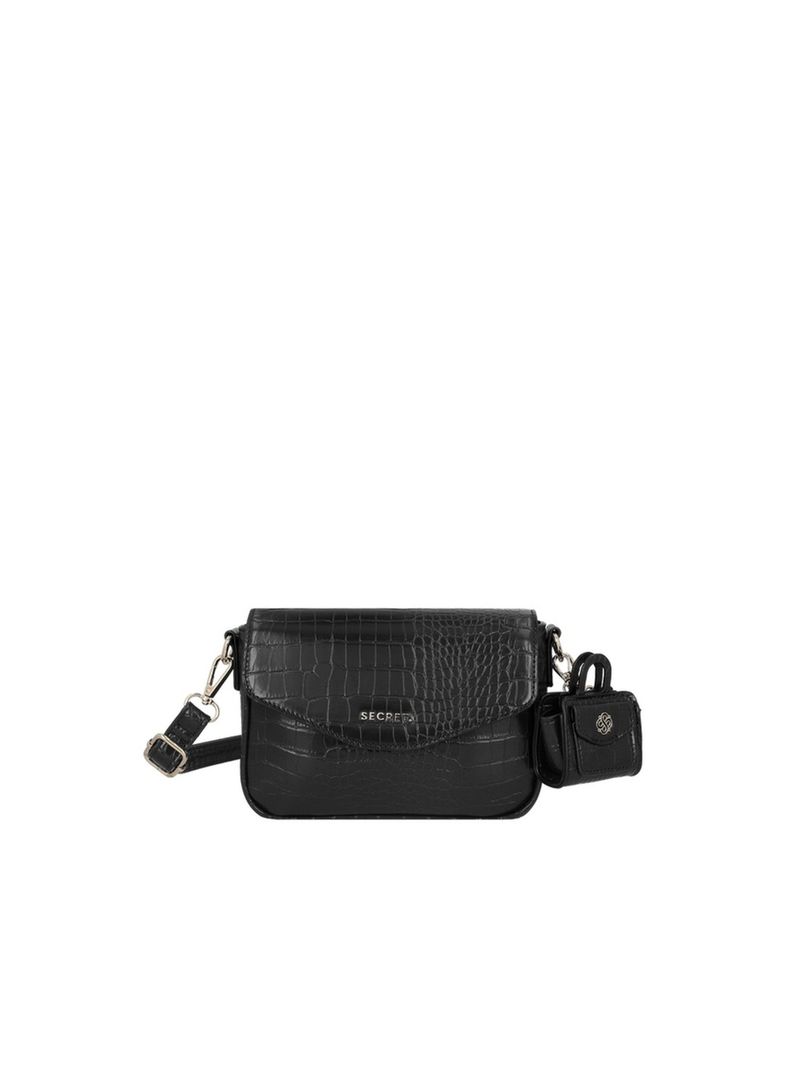 Bandolera Secret Bucarest FW25 S Negro-0