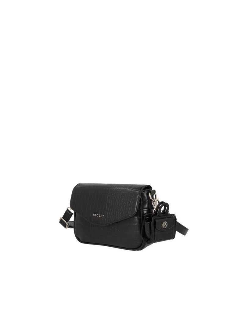 Bandolera Secret Bucarest FW25 S Negro-1