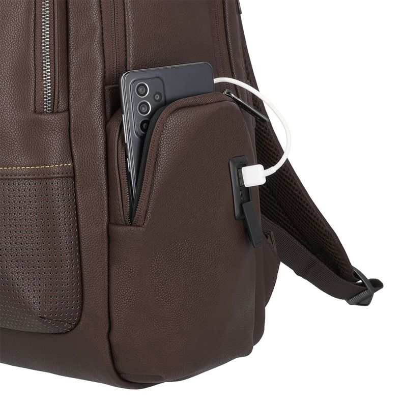 Mochila para notebook Uptown café 16"-10
