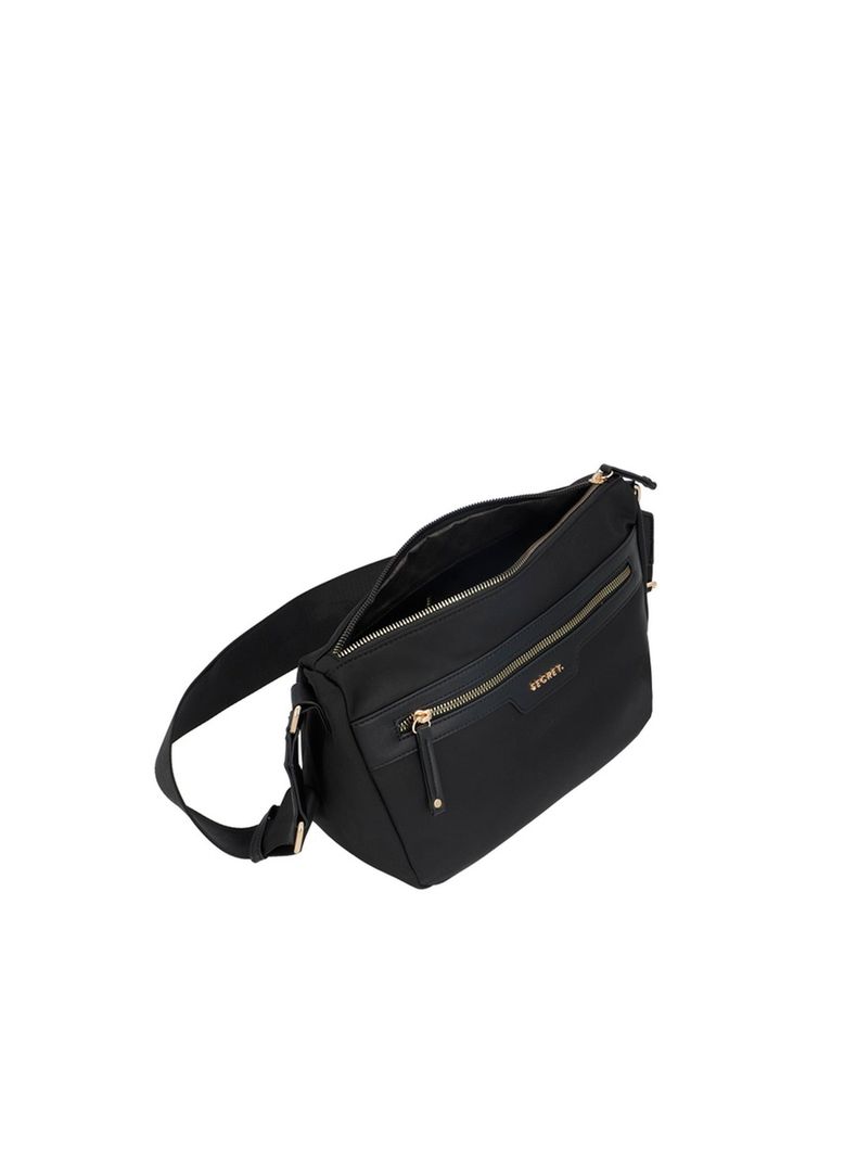 Bandolera Secret Tripoli FW25 Negro M-3