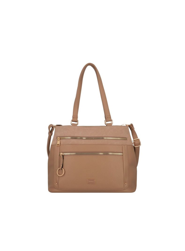 Cartera Tote Secret Lourdes FW25 L Tostado-0
