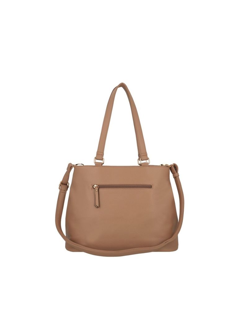 Cartera Tote Secret Lourdes FW25 L Tostado-2