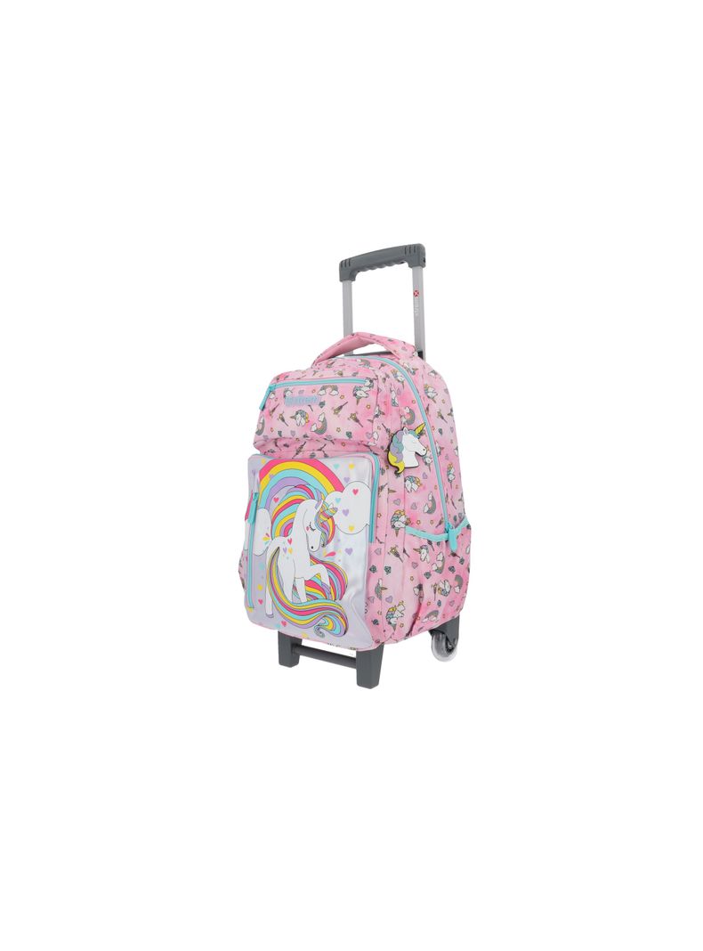 Pack Mochila con ruedas Niña Xtrem New Run Rosado-1