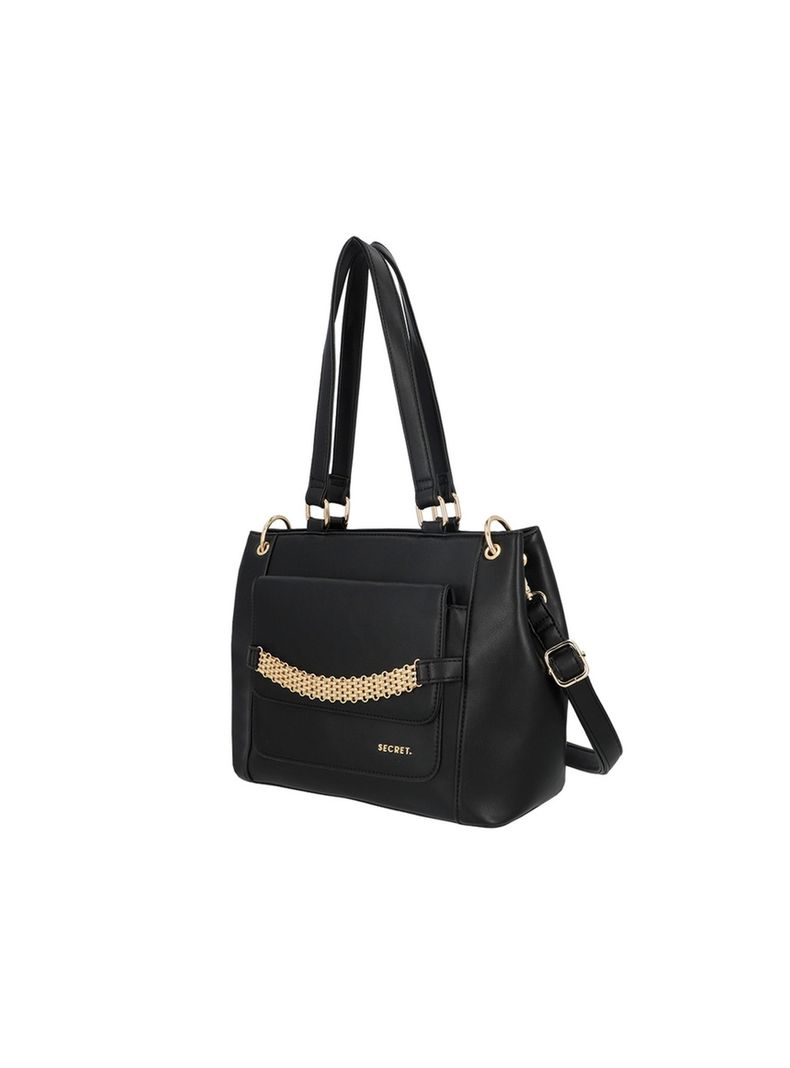Cartera Tote Secret Bilbao FW25 M Negro-1