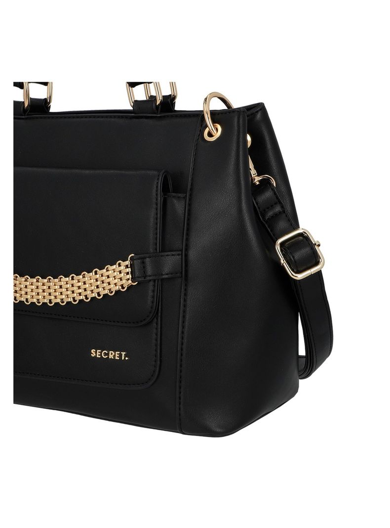 Cartera Tote Secret Bilbao FW25 M Negro-4