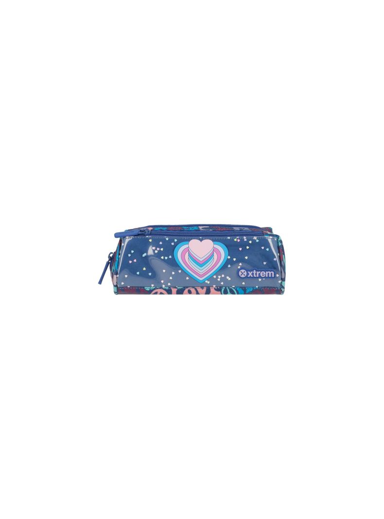Estuche Xtrem Campbell 4XT Corazones Azul-0