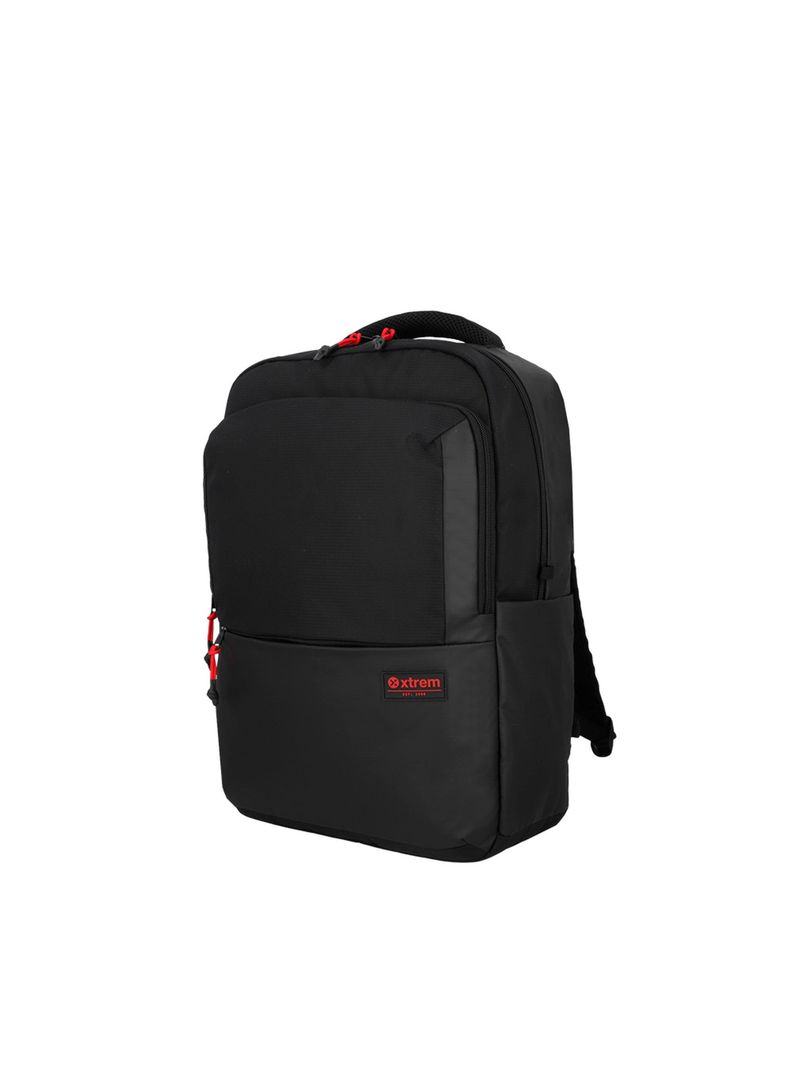 Mochila Notebook Xtrem Redwood 5XT Negro/Rojo 16"-1