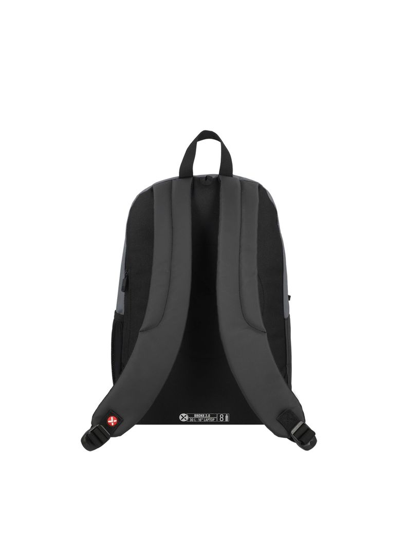 Mochila Notebook Xtrem Bronx 2.0 5XT Gris Oscuro 16"-2