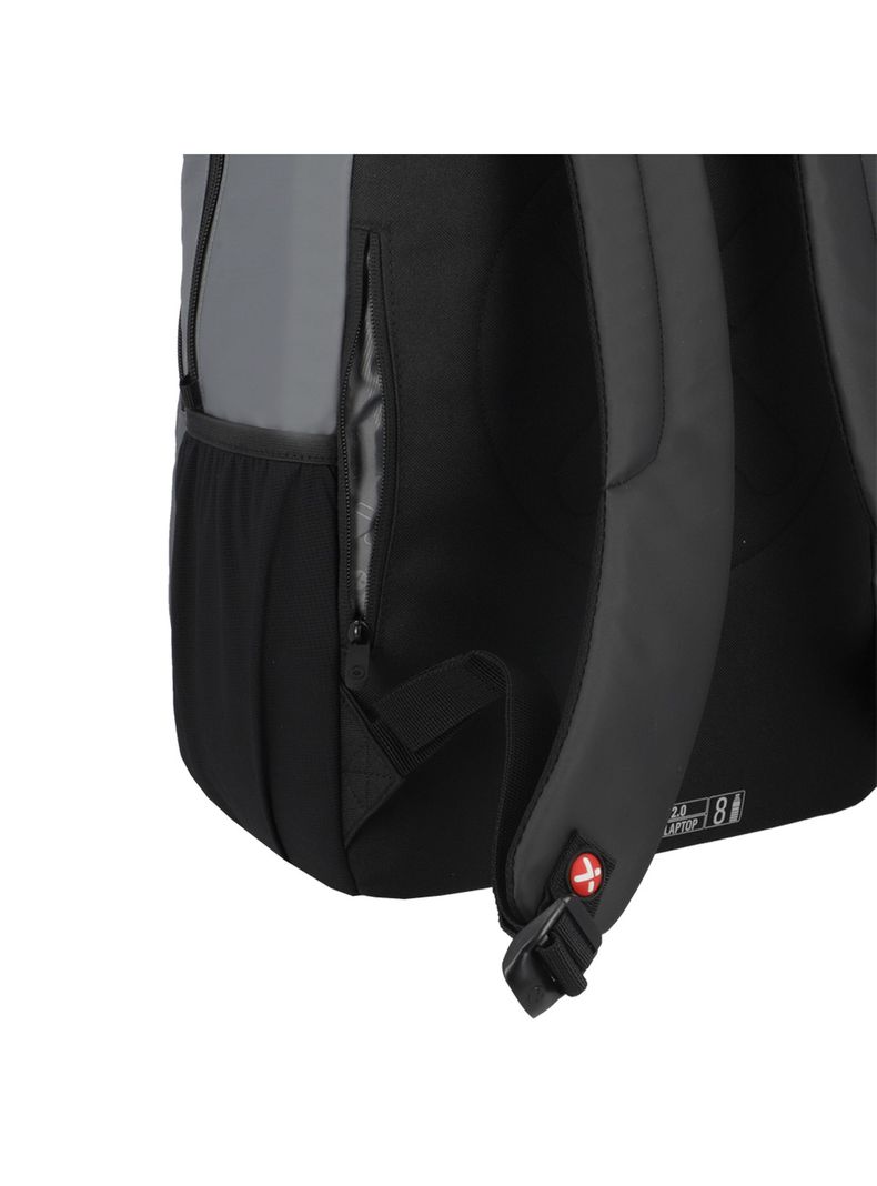 Mochila Notebook Xtrem Bronx 2.0 5XT Gris Oscuro 16"-6