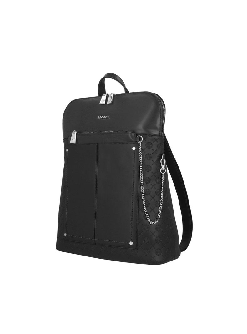 Mochila Notebook Secret Polonia FW25 Negro 14"-1