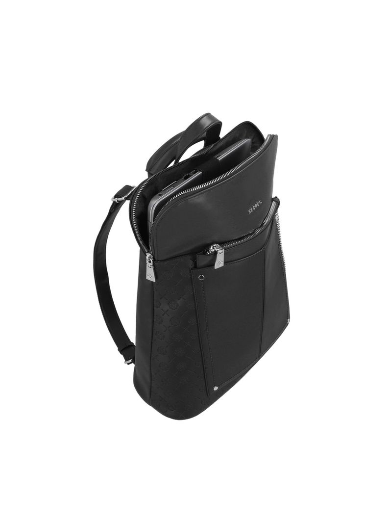 Mochila Notebook Secret Polonia FW25 Negro 14"-3