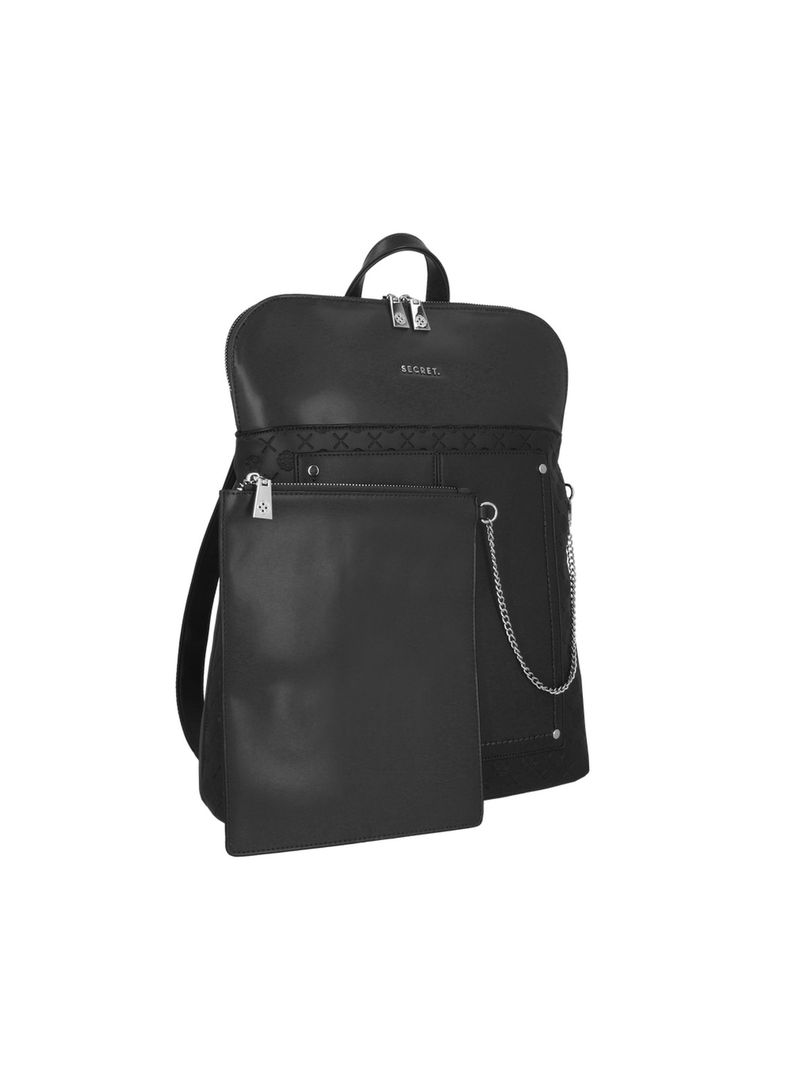 Mochila Notebook Secret Polonia FW25 Negro 14"-5