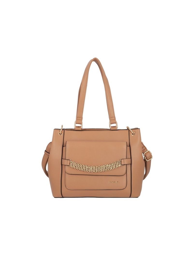 Cartera Tote Secret Bilbao FW25 M Tostado-0