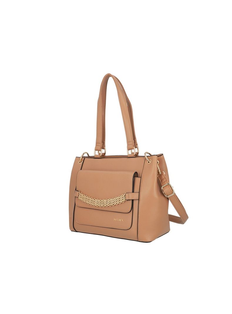 Cartera Tote Secret Bilbao FW25 M Tostado-1