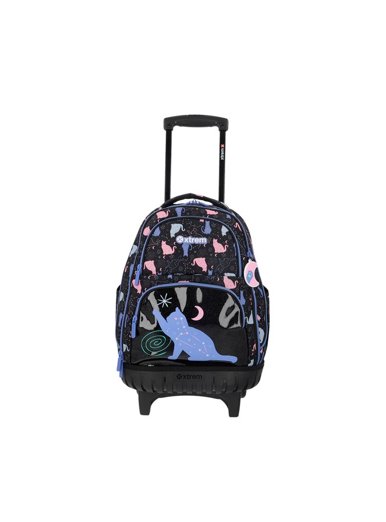 Mochila con ruedas Xtrem Cross 2.0 5XT Negro/Púrpura-0