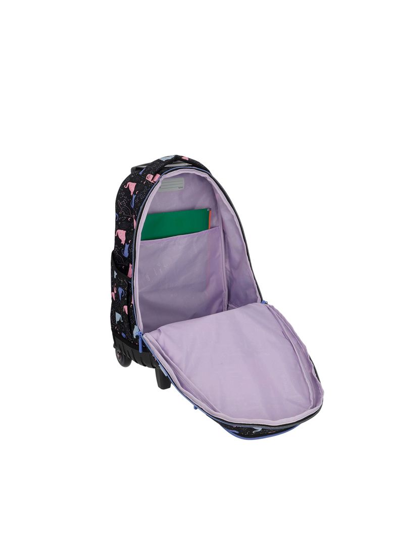 Mochila con ruedas Xtrem Cross 2.0 5XT Negro/Púrpura-3