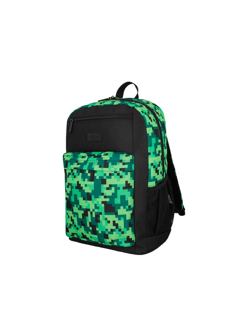 Megapack 2.0 5XT Mochila Niño Xtrem Pixels Verde-1
