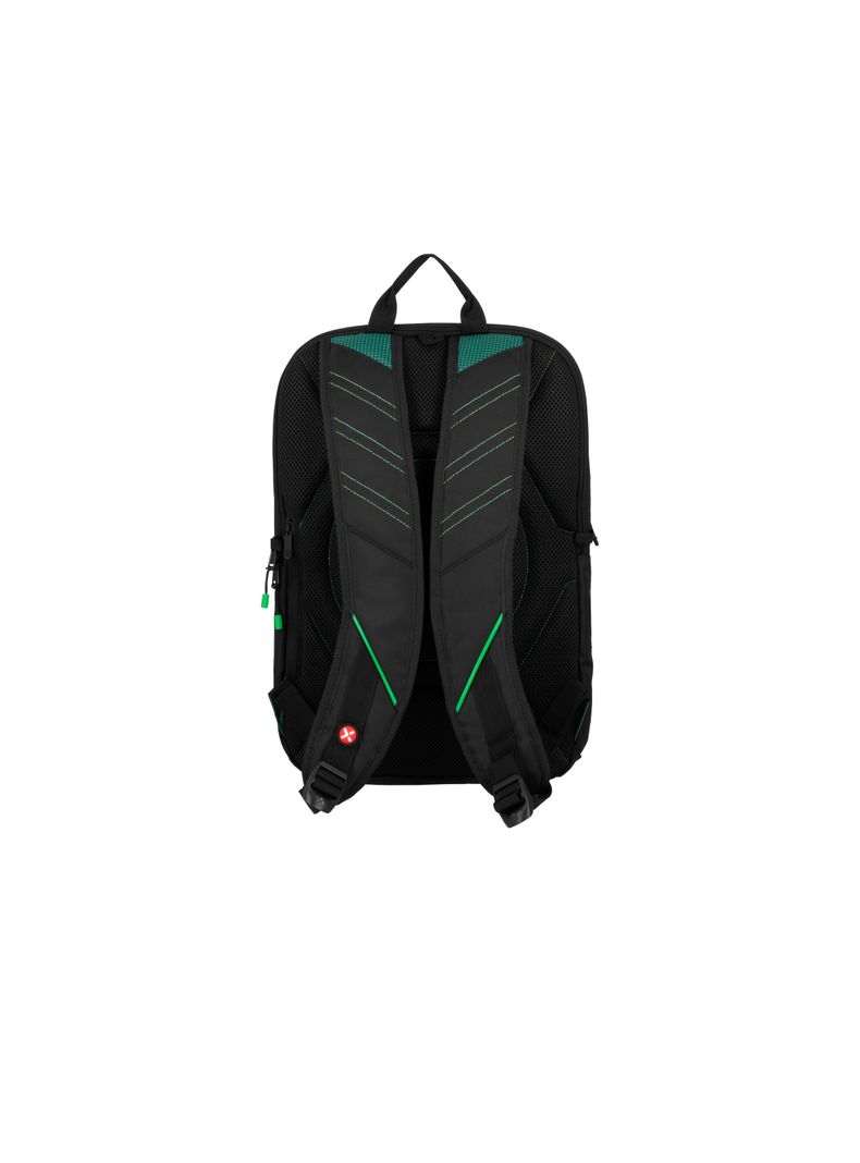 Gamerpack Mochila Notebook Xtrem Negro/Verde 17"-2
