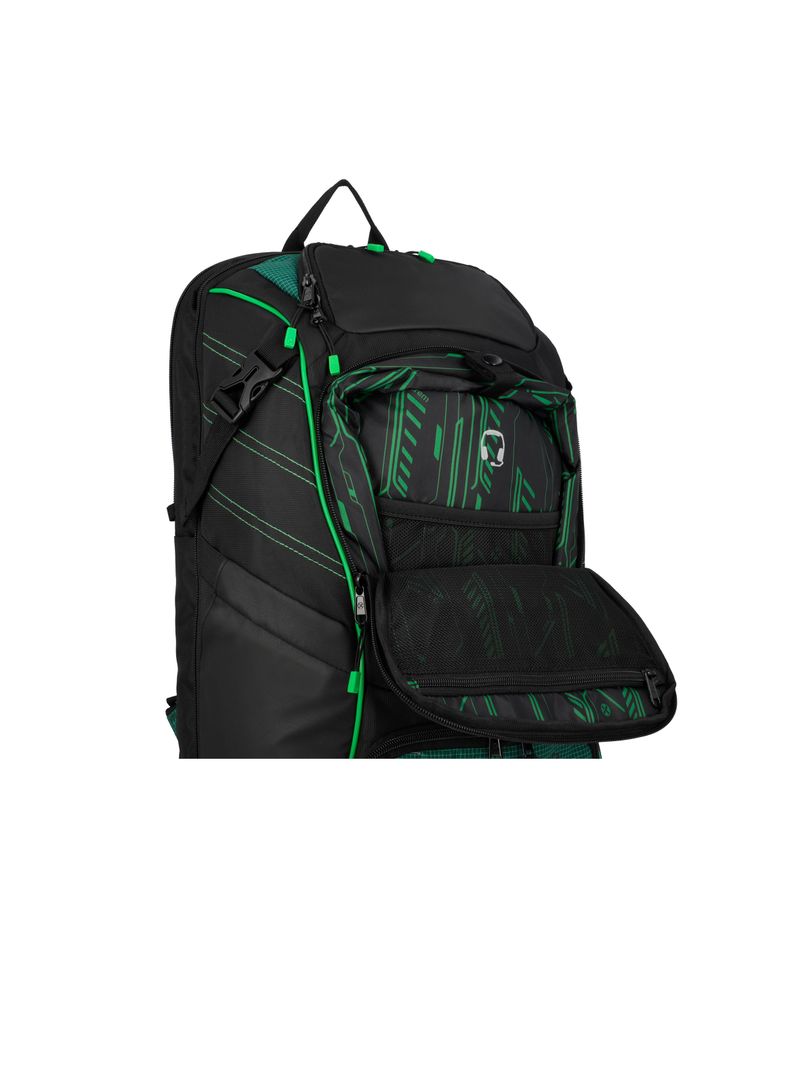 Gamerpack Mochila Notebook Xtrem Negro/Verde 17"-5