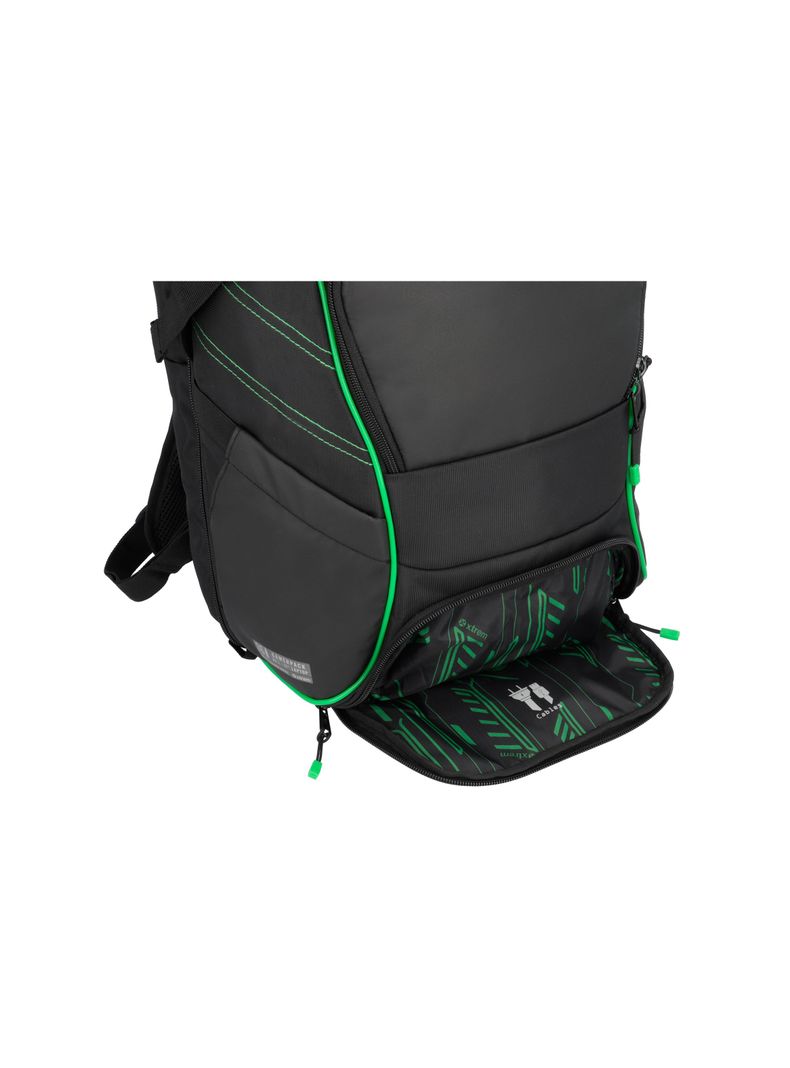Gamerpack Mochila Notebook Xtrem Negro/Verde 17"-7