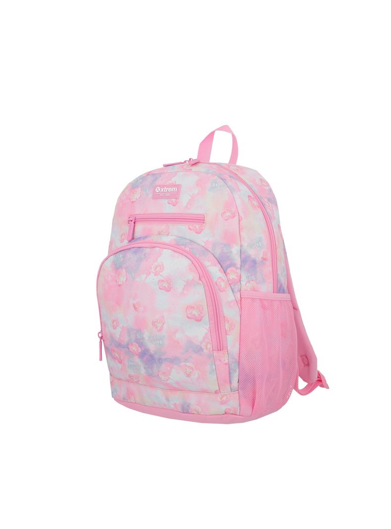Multipack 5XT Mochila Niña Xtrem Flores Rosado-1