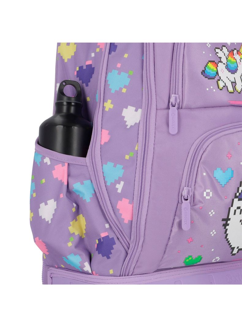 Mochila con ruedas Xtrem Cross 2.0 5XT Gato Lila-6