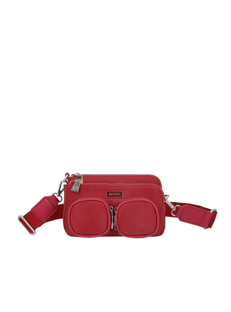 Bandolera Secret Mykonos FW25 XS Rojo-0