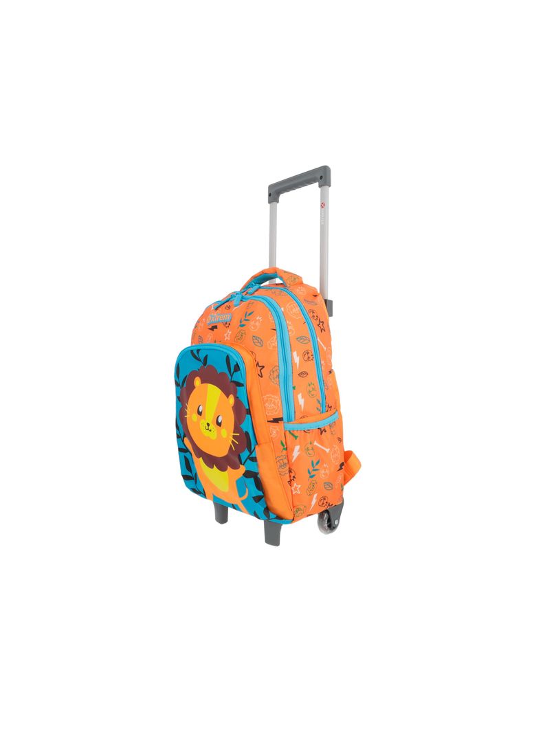 Mochila con ruedas Niño Xtrem Lincoln 4XT Naranja-1