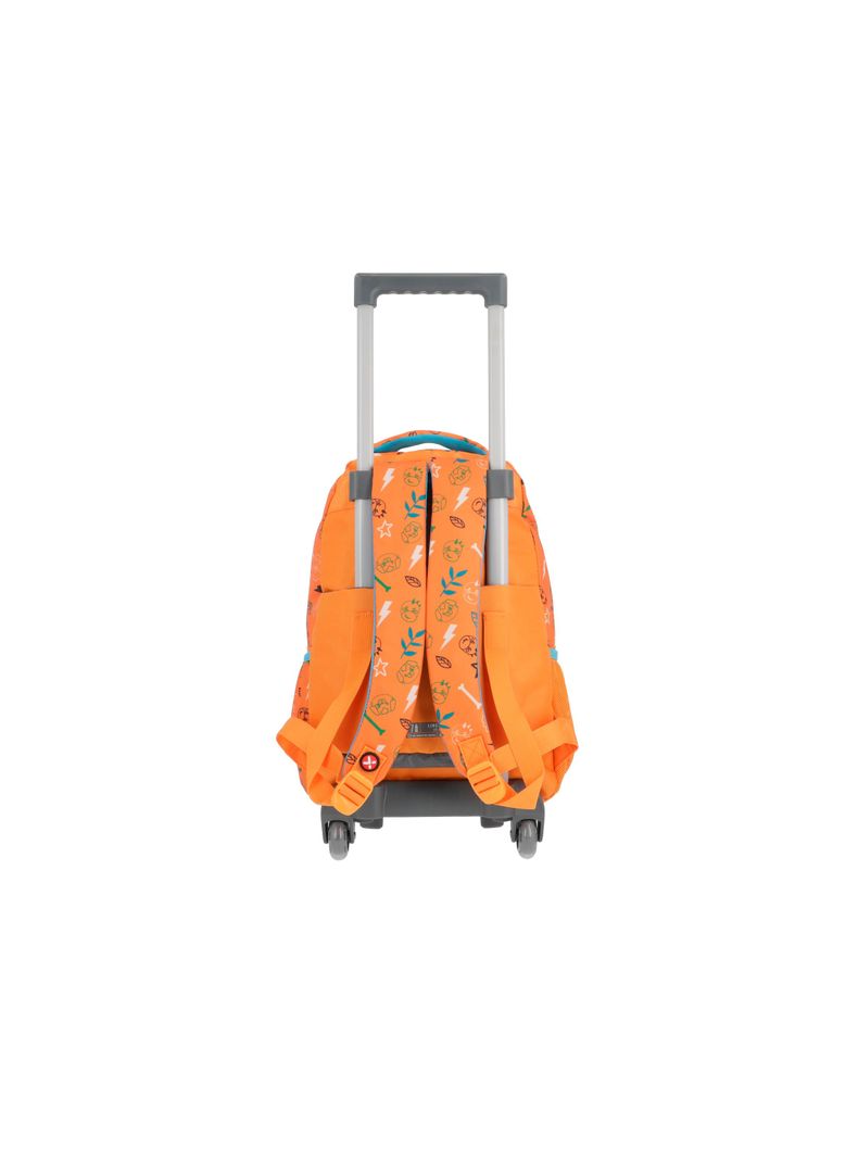 Mochila con ruedas Niño Xtrem Lincoln 4XT Naranja-2