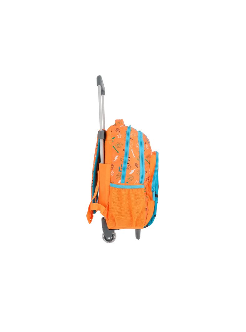 Mochila con ruedas Niño Xtrem Lincoln 4XT Naranja-4