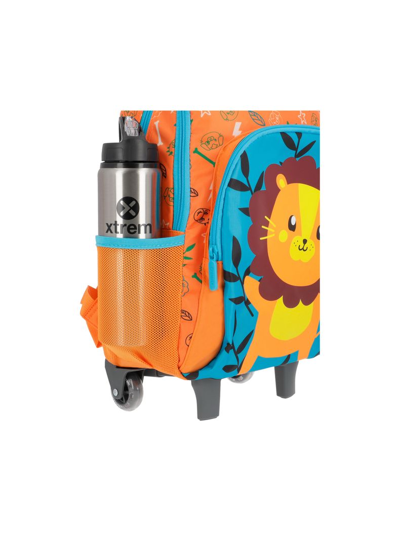 Mochila con ruedas Niño Xtrem Lincoln 4XT Naranja-5