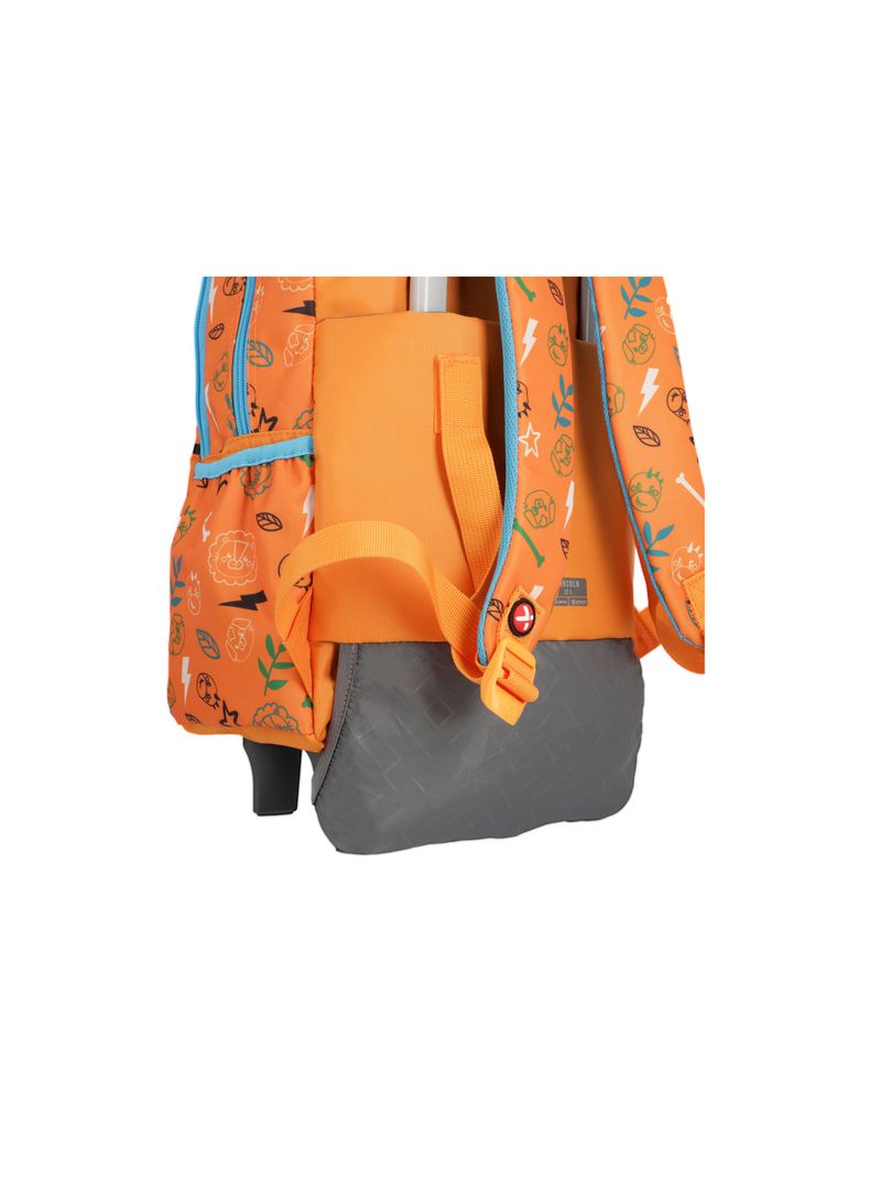 Mochila con ruedas Niño Xtrem Lincoln 4XT Naranja-7