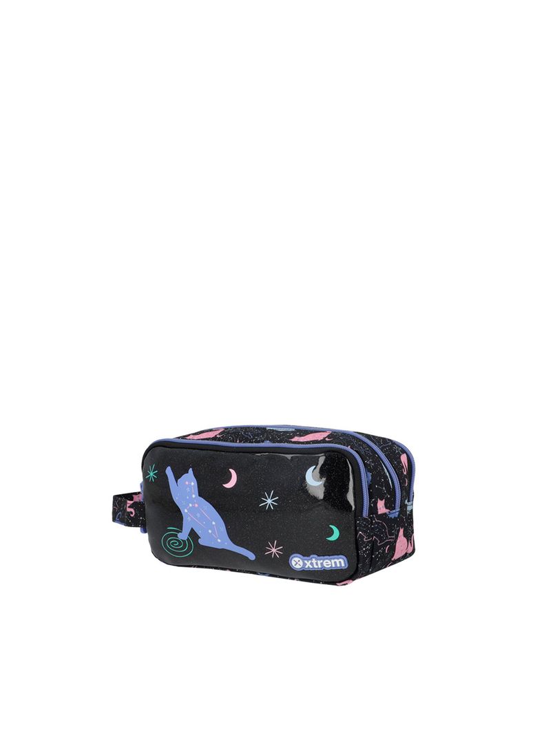 Estuche Xtrem University+ 5XT Gato Negro/Púrpura-1