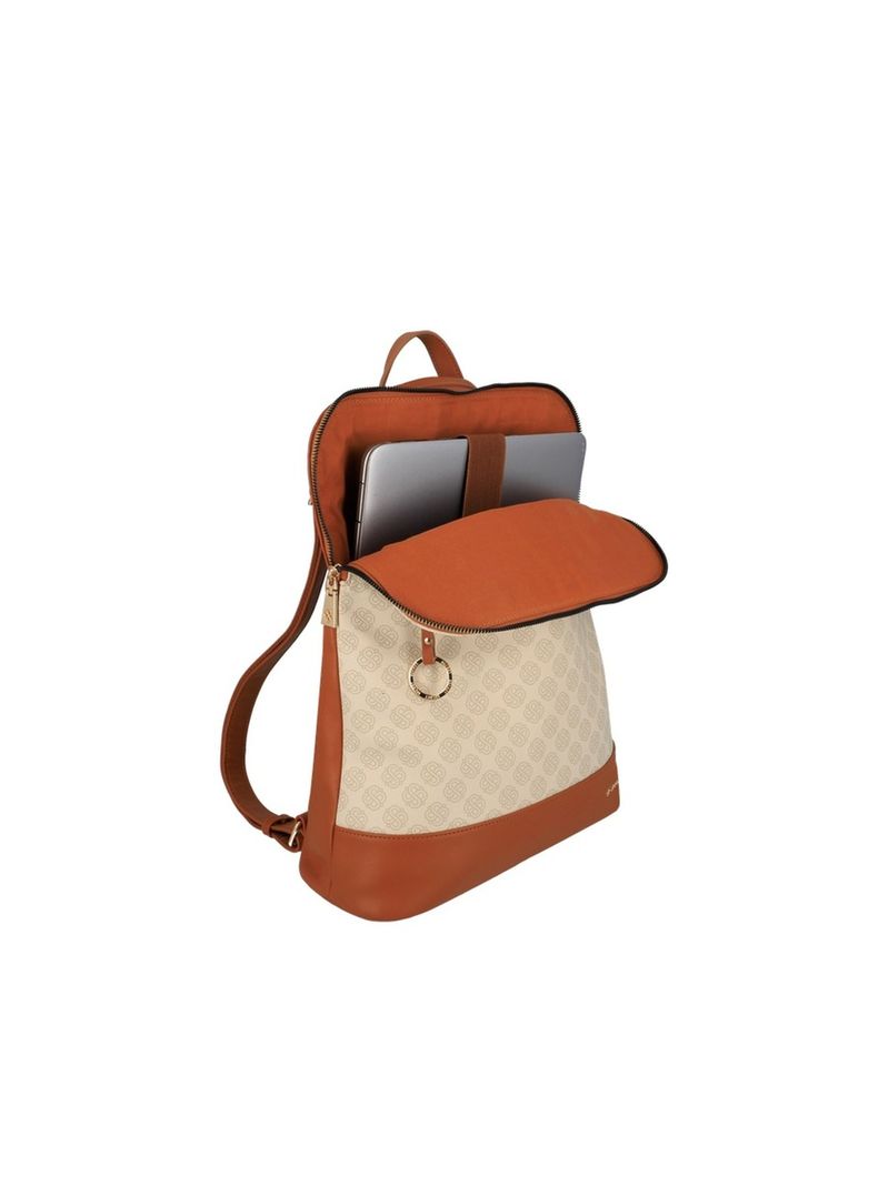 Mochila Notebook Secret Avignon FW25 Beige 15"-3